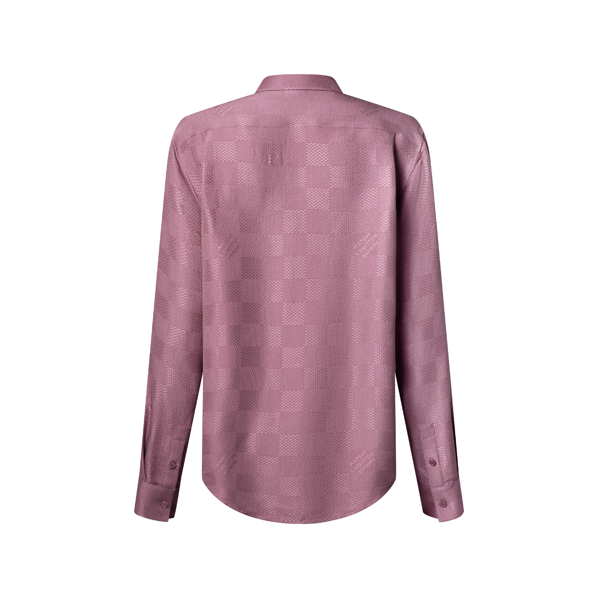 Long Sleeved Silk Geometric Shirt High Waist Pant Set main image 0